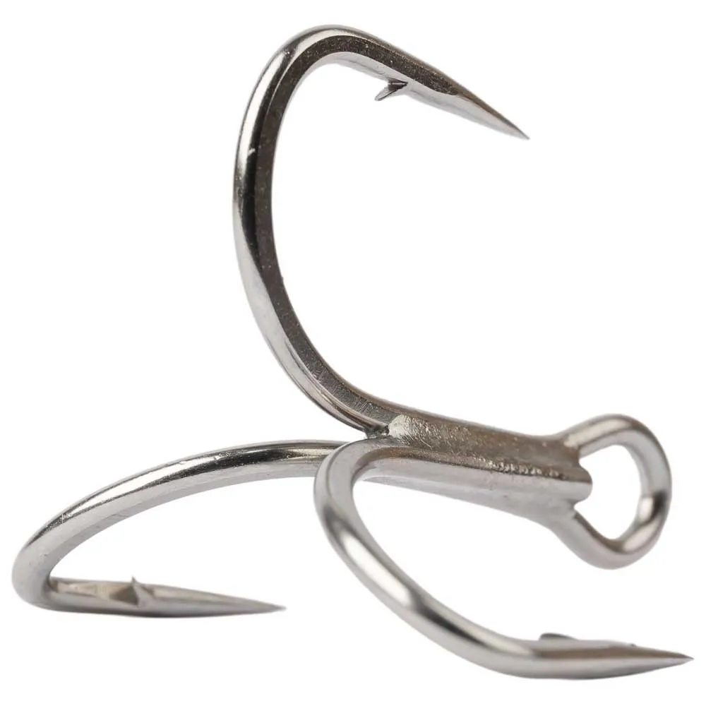 Купить Mustad ITG77AP-TS-4-6A Тройной крючок In-Line Grip ITG77AP Серебристый Titan Steel 4 7ft.ru в интернет магазине Семь Футов