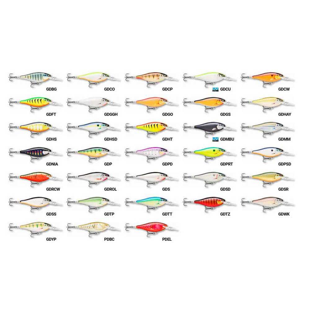 Купить Rapala RA5823200 Shad Rap Elite Floating воблеры 75 mm 12g Серебристый GDCW 7ft.ru в интернет магазине Семь Футов