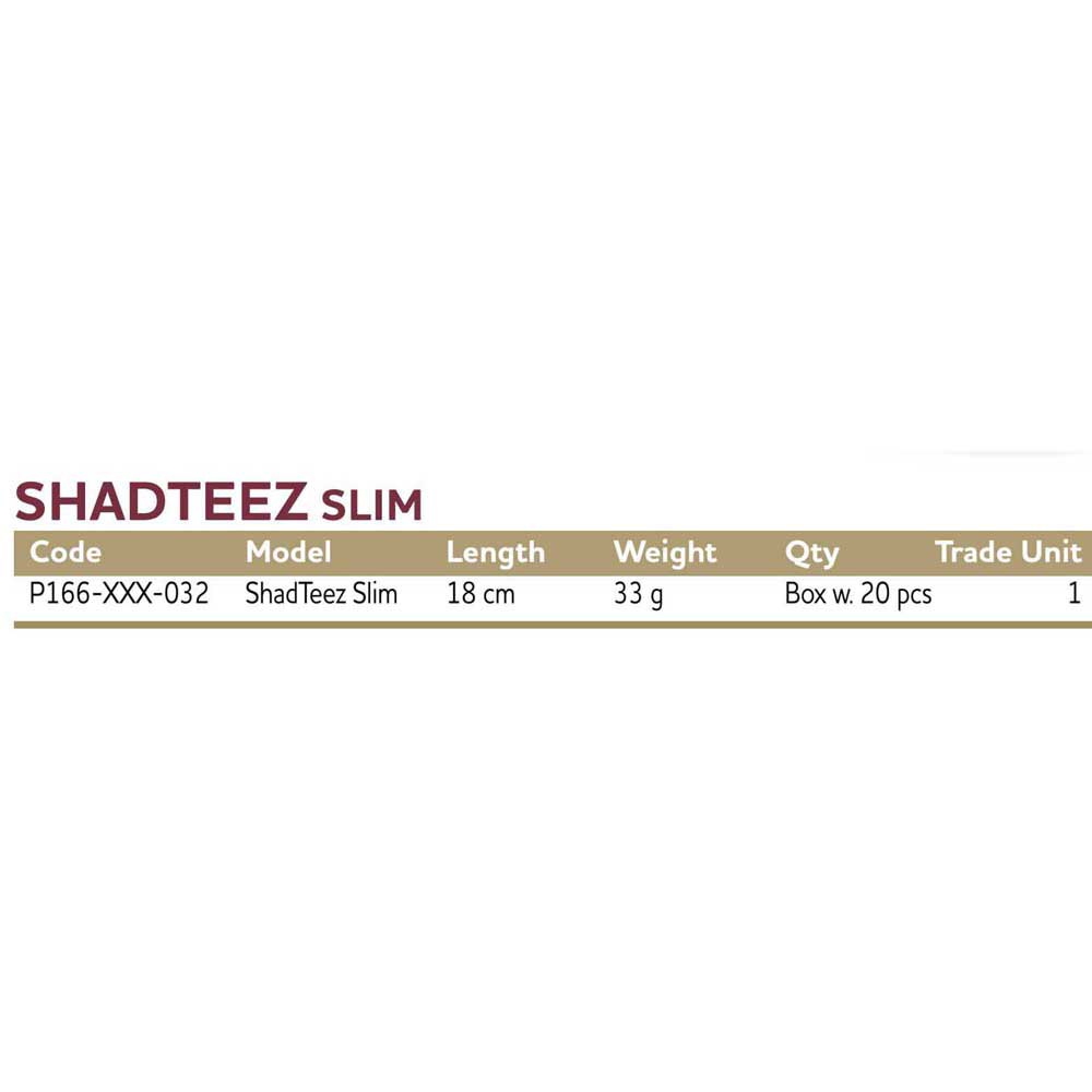 Купить Силиконовая мягкая приманка Westin ShadTeez Slim Box P166-578-032 180мм 33гр цвет Gold Rush 20шт/уп 7ft.ru в интернет магазине Семь Футов
