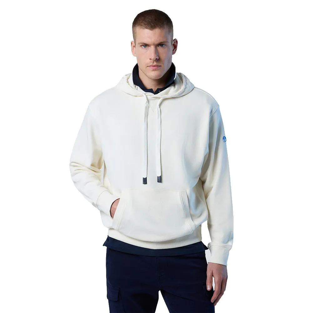 Купить North sails 691262-0105-3xl Толстовка с капюшоном Logo 691262 Marshmallow 40x30x12 7ft.ru в интернет магазине Семь Футов