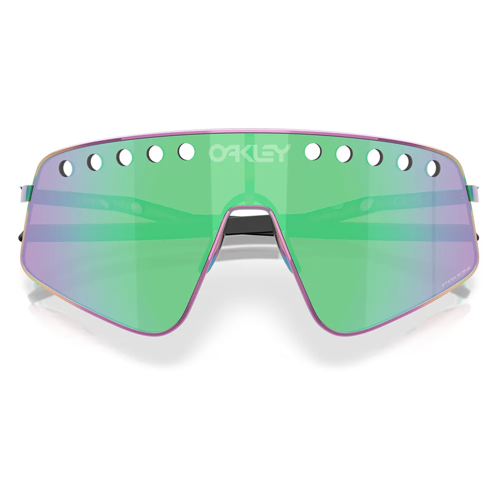 Купить Oakley OO6025-0538-38 Солнцезащитные очки Sutro ti sweep Бесцветный Polished Oil Slick Prizm Road Jade/CAT3 7ft.ru в интернет магазине Семь Футов
