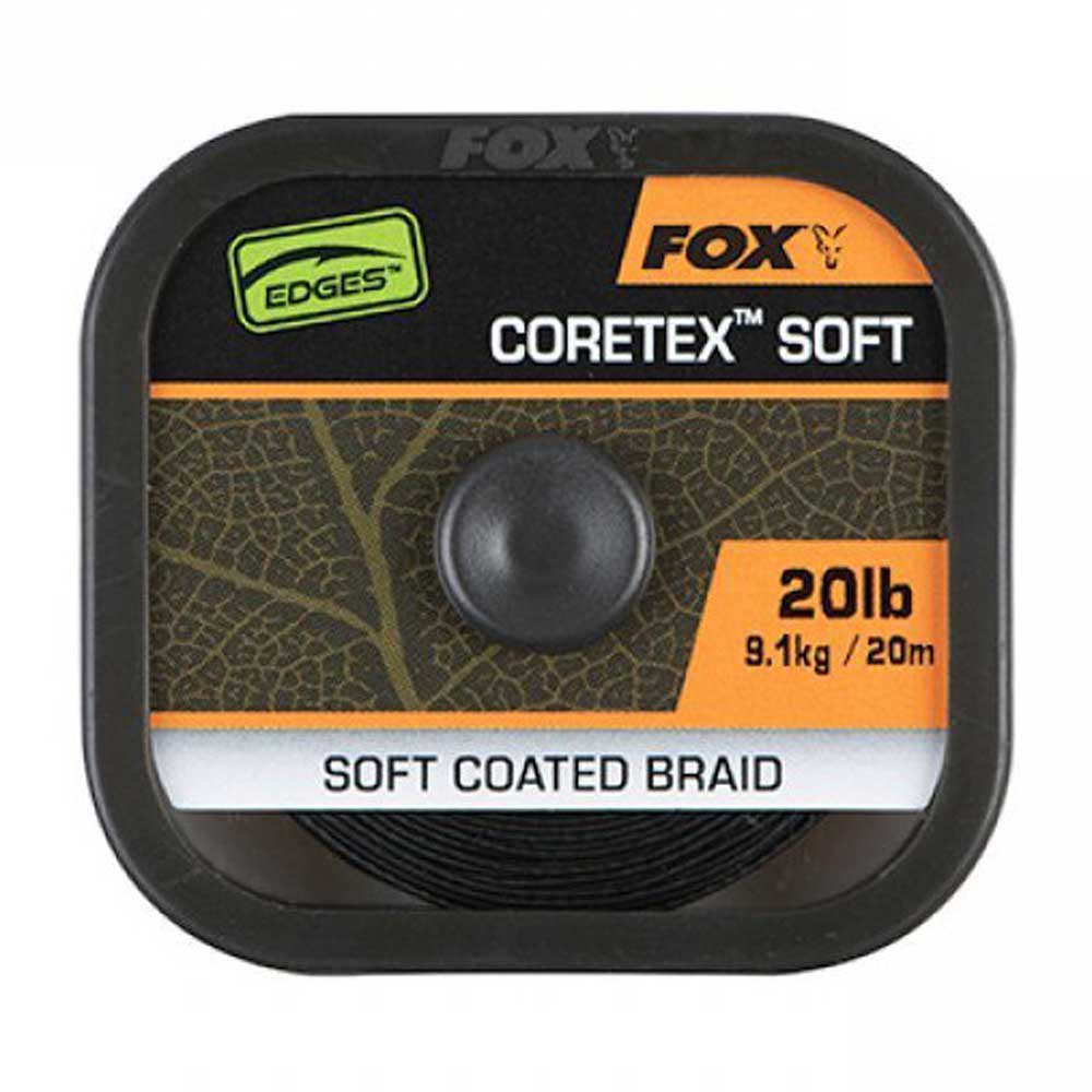 Купить Fox international CAC812 Naturals Coretex Soft 20 m Карповая Ловля Black 20 Lbs 7ft.ru в интернет магазине Семь Футов