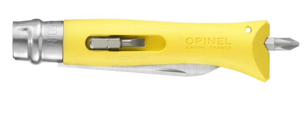 Купить Opinel 001804 N°09 Diy Folding Knife Серебристый  Yellow 8 cm 7ft.ru в интернет магазине Семь Футов