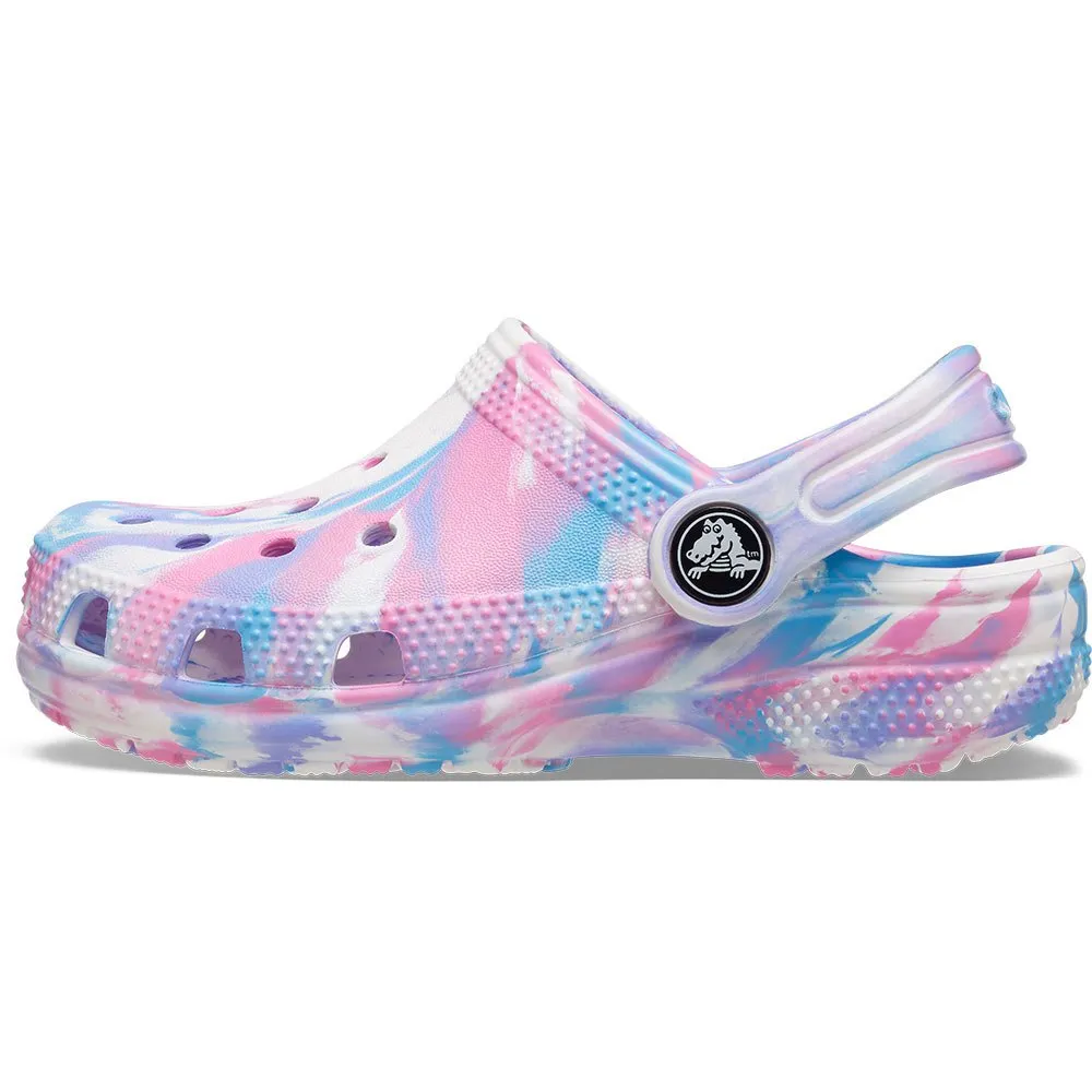 Купить Crocs 206838-102.-c8 Деревянные башмаки Classic Marbled White / Pink 35x25x15 EU 24 7ft.ru в интернет магазине Семь Футов
