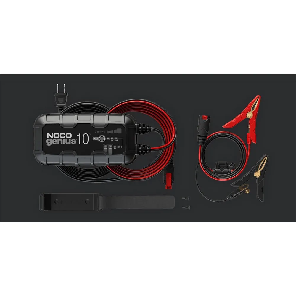 Купить Noco genius10eu Зарядное устройство 10A Black / Red 11x11x23 7ft.ru в интернет магазине Семь Футов