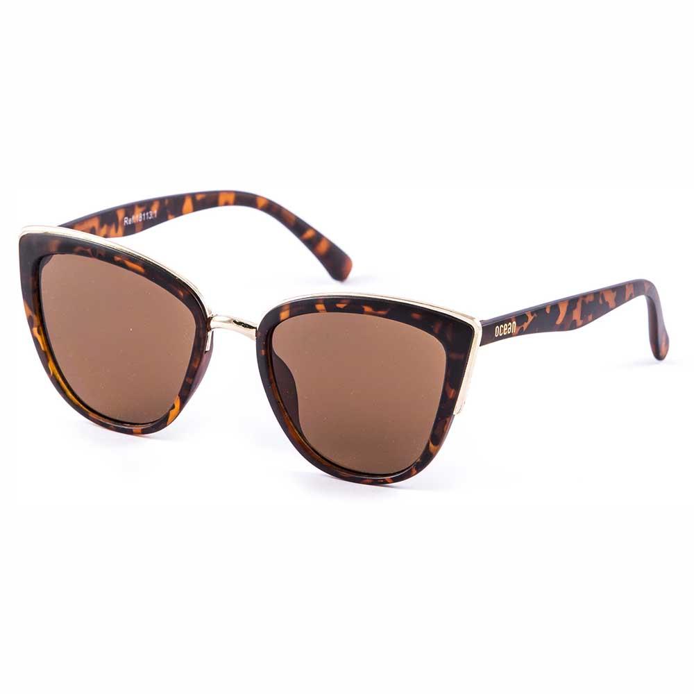 Купить Ocean sunglasses 18113.1 Солнцезащитные очки Cat Eye Demy Brown/Gold Brown Flat/CAT2 7ft.ru в интернет магазине Семь Футов