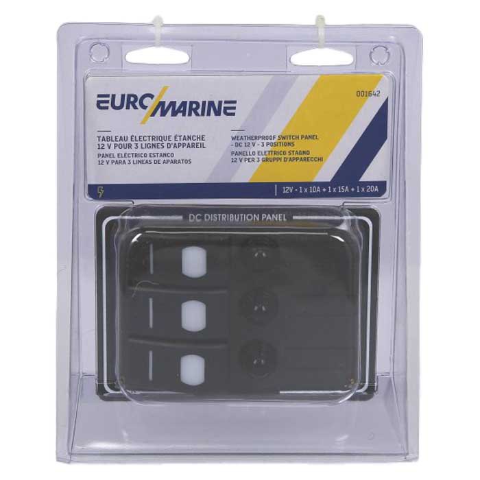 Купить Euromarine 001642 ABS 3 Позиции Водонепроницаемый Электрические Панель Black 95 x 133 mm 7ft.ru в интернет магазине Семь Футов