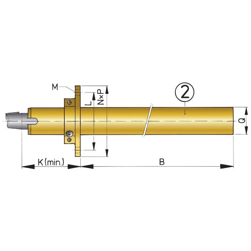 Купить Vetus BL30/800 30 mm 800 mm Подшипник малых двигателей + кормовая труба 7ft.ru в интернет магазине Семь Футов