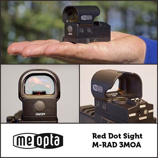 Купить Meopta MRD-94909 ZD M-Rad 3 MOA RD Red Dot Оптический видоискатель Серебристый 7ft.ru в интернет магазине Семь Футов