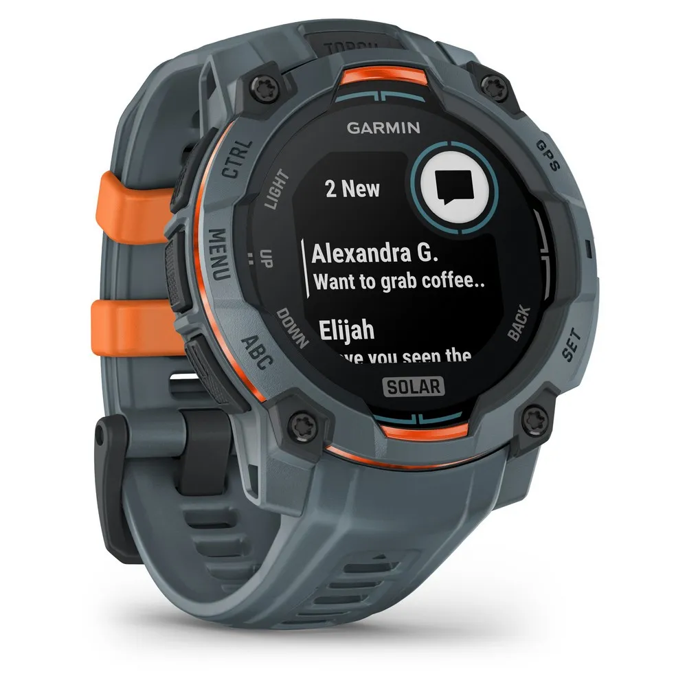 Купить Garmin 010-02934-01 Часы Instinct 3 45 mm Solar  Grey / Grey 7ft.ru в интернет магазине Семь Футов