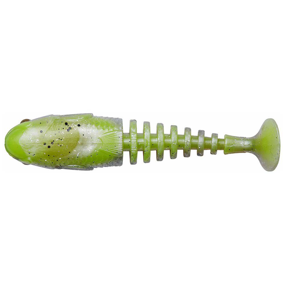 Купить Savage gear SVS76941 Gobster Shad Мягкая приманка 90 mm 9g Green Pearl Yellow 7ft.ru в интернет магазине Семь Футов