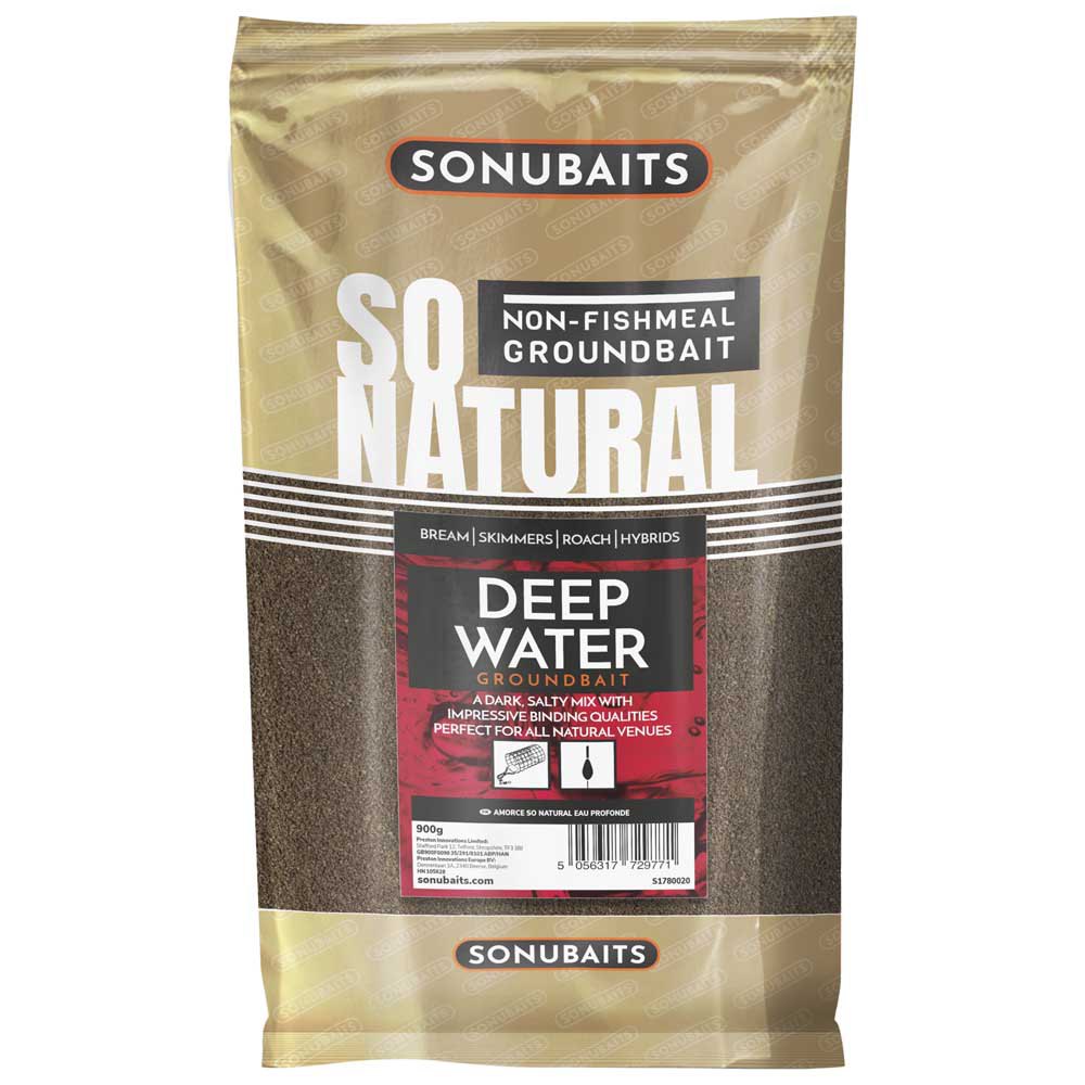 Купить Sonubaits S1780020-UNIT прикормка So Natural Deep Water 900g  Brown 7ft.ru в интернет магазине Семь Футов