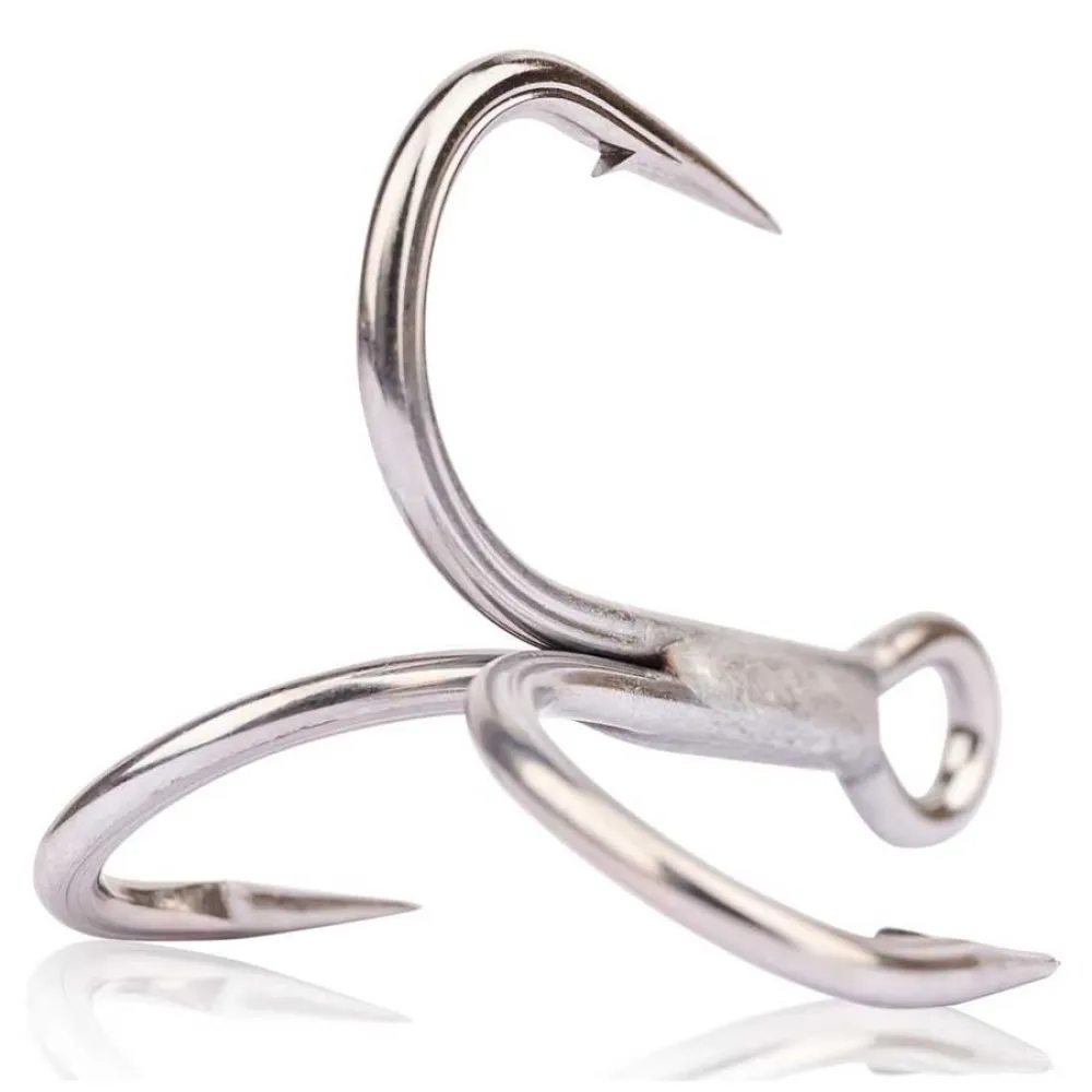 Купить Mustad 35000UN-TS-2-4U Тройной крючок UN Inline 5X Strong Серебристый Titan Steel 2 7ft.ru в интернет магазине Семь Футов