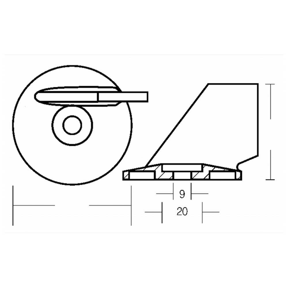 Купить Tecnoseal 2626807 DT 25-50HP цинковый ребристый анод  Silver 7ft.ru в интернет магазине Семь Футов