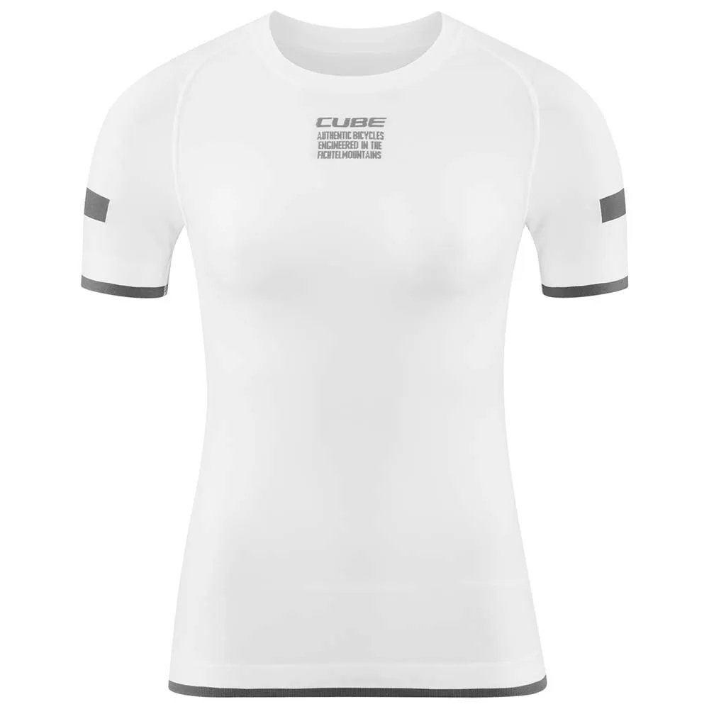 Купить Cube 12459-xs Базовый слой с коротким рукавом Race Be Cool White 30x25x2 7ft.ru в интернет магазине Семь Футов