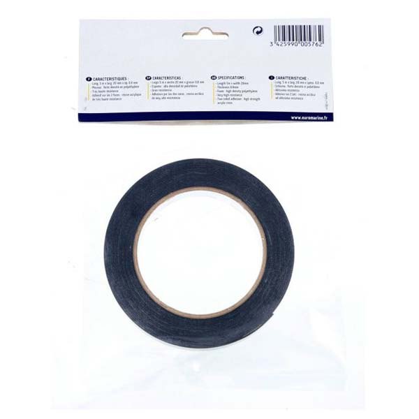 Купить Euromarine 000576 5 m Двусторонняя клейкая лента из пеноматериала Black 20 x 0.8 mm 7ft.ru в интернет магазине Семь Футов