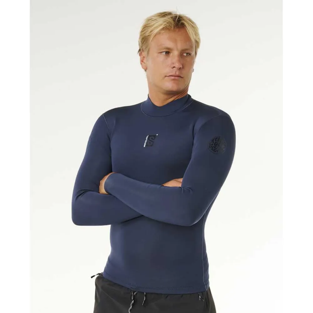 Купить Rip curl 12rmwj-0049-l термофутболка с длинным рукавом Dawn Patrol Revo 1.5 mm Navy 30x25x2 7ft.ru в интернет магазине Семь Футов