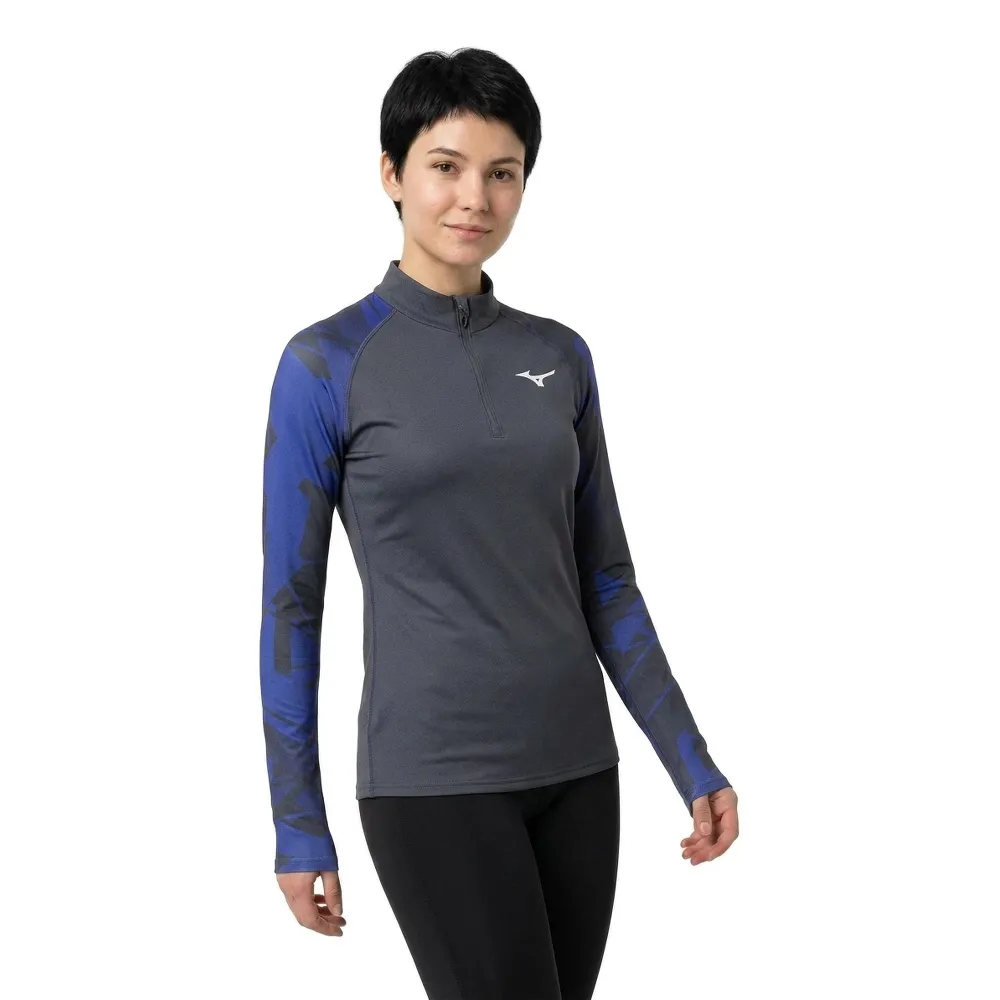Купить Mizuno a2gac700-10-xs Базовый слой с длинным рукавом Virtual Body G5 Odyssey Gray / Iris Bloom 30x25x2 7ft.ru в интернет магазине Семь Футов