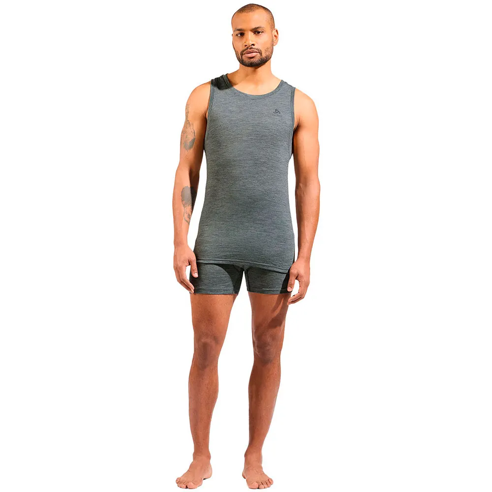Купить Odlo 112082-10183-M базовый слой без рукавов Merino 160 Odlo Steel Grey Melange M 7ft.ru в интернет магазине Семь Футов