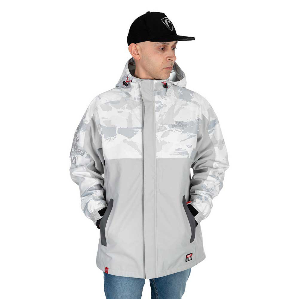 Купить Fox rage NPR460 Куртка Light Triple Layer Серый  White 3XL 7ft.ru в интернет магазине Семь Футов