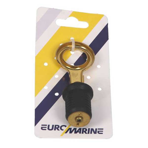 Купить Euromarine 004566 Латунная сливная пробка Золотистый Bronze / Black 22 mm 7ft.ru в интернет магазине Семь Футов