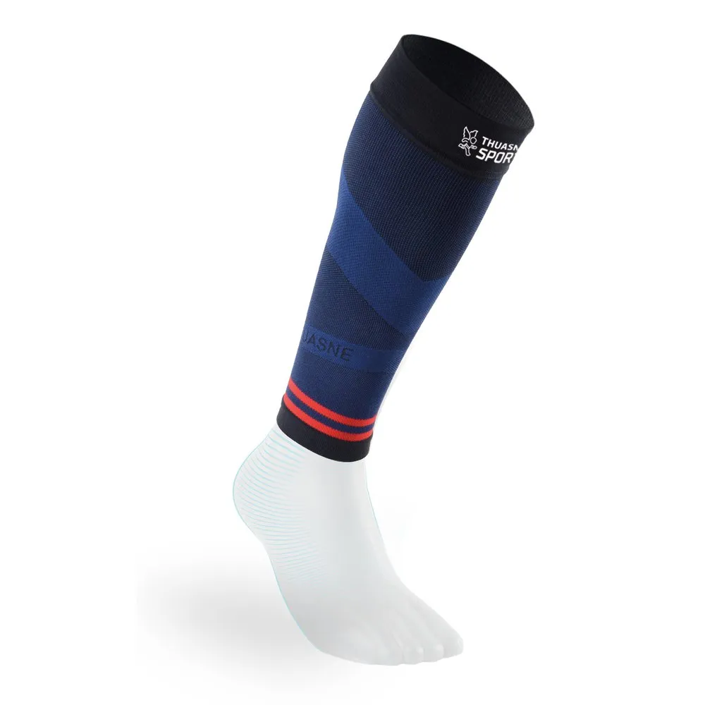 Купить Thuasne 034301 Компрессионный рукав для голени Black / Blue / Red 20x12x5 XL 7ft.ru в интернет магазине Семь Футов