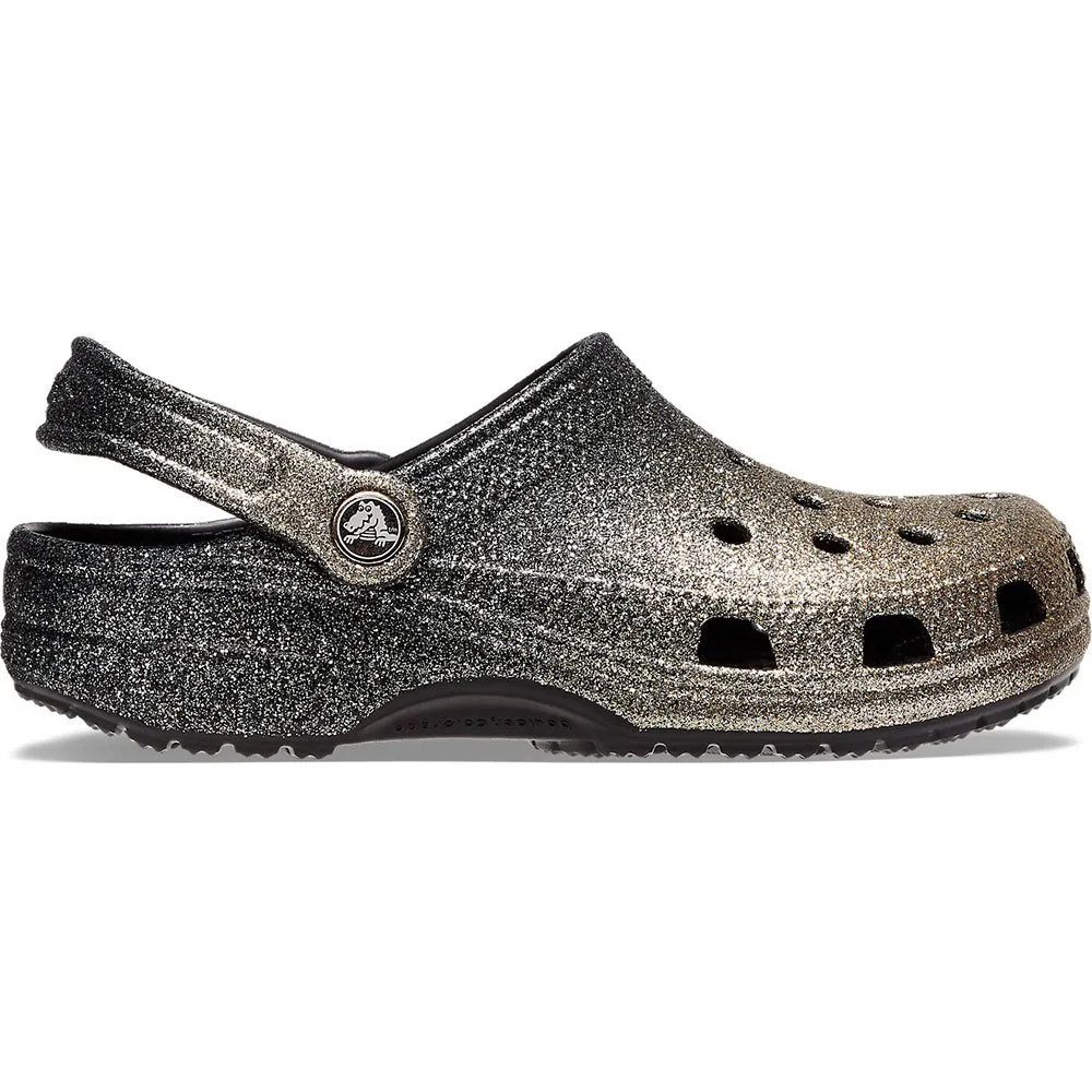 Купить Crocs 207931-07-m6/w8 Деревянные башмаки Classic Ombre Glitter Black / Gold 35x25x15 EU 38 7ft.ru в интернет магазине Семь Футов