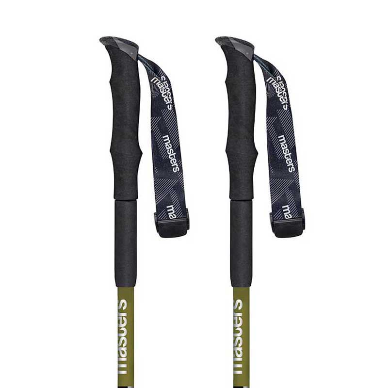 Купить Masters 01S2319 Eiger столбы  Black / Green 115-140 cm 7ft.ru в интернет магазине Семь Футов