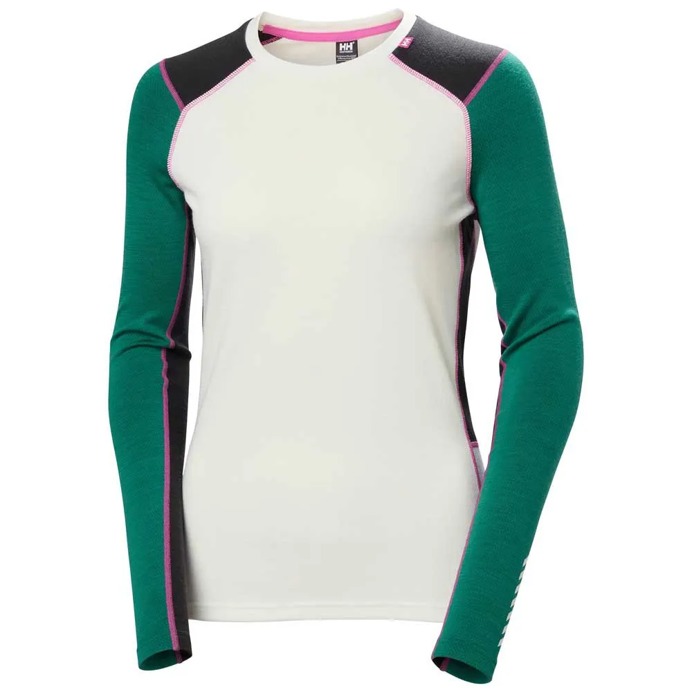 Купить Helly hansen 49378_439-xl Базовый слой с длинным рукавом Lifa Merino Midweight Emerald 60x40x40 7ft.ru в интернет магазине Семь Футов
