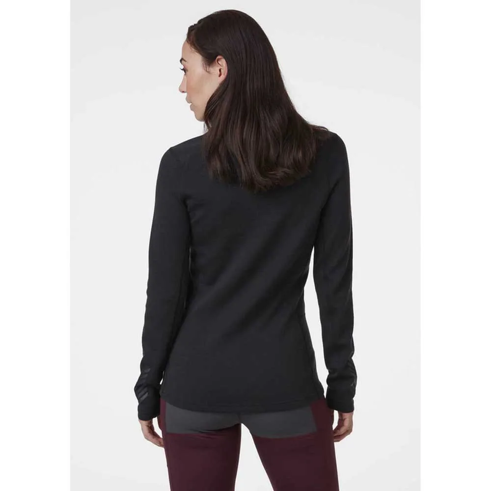 Купить Helly hansen 49378_990-xs Базовый слой с длинным рукавом Lifa Merino Midweight Crew Black 22x13x5 7ft.ru в интернет магазине Семь Футов