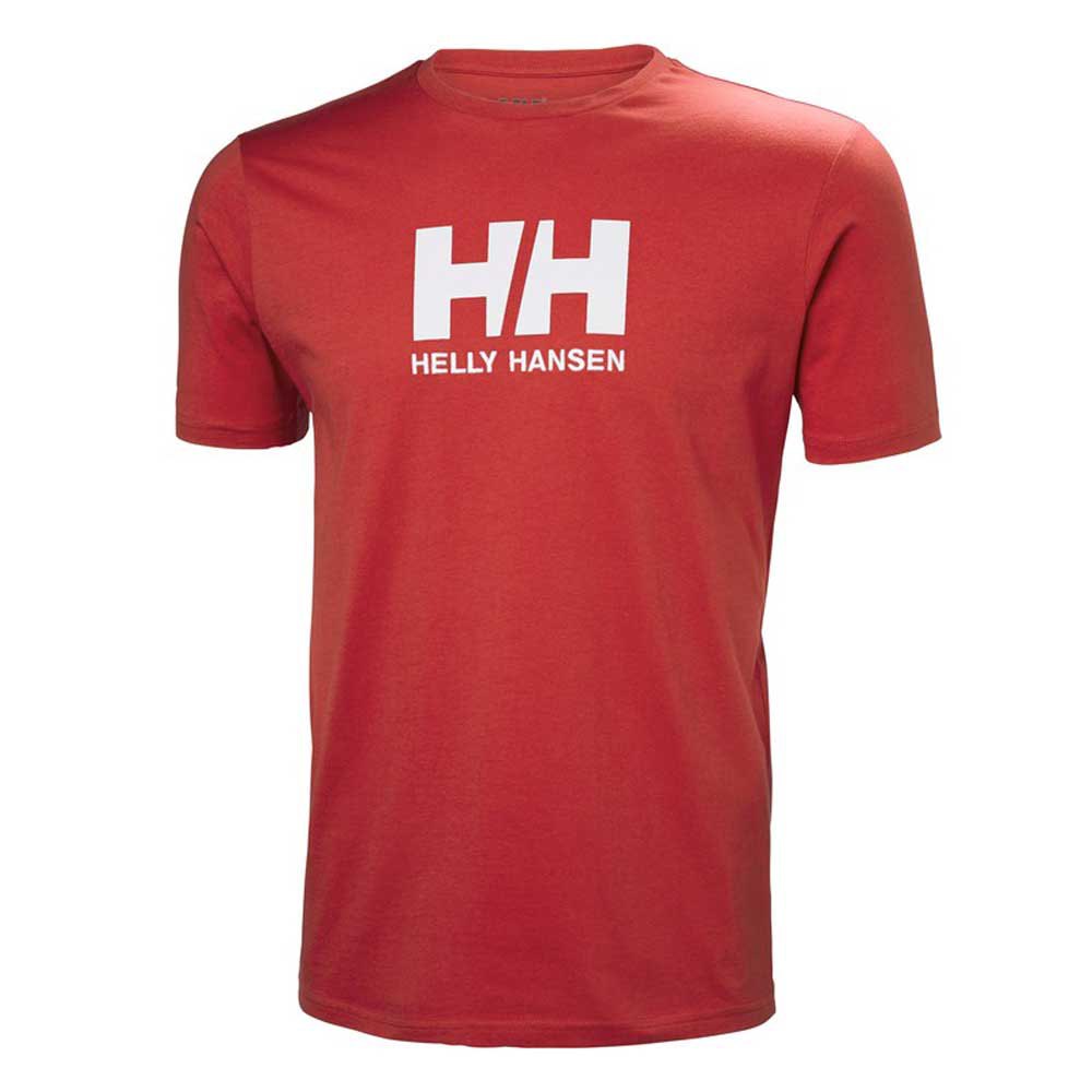 Купить Helly hansen 33979_163-S Футболка с коротким рукавом Logo Красный Red S 7ft.ru в интернет магазине Семь Футов