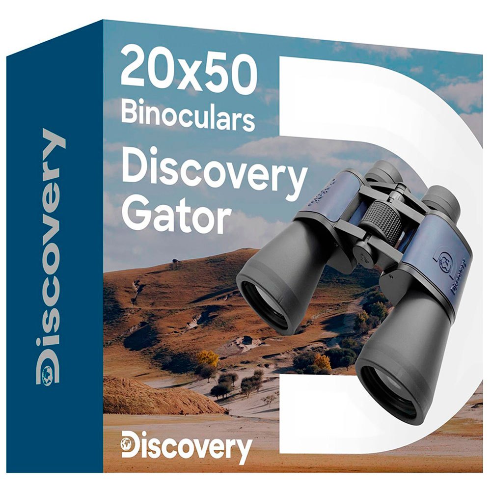 Купить Discovery 77913 Бинокль Gator 20x50 Серебристый Black / Blue 7ft.ru в интернет магазине Семь Футов