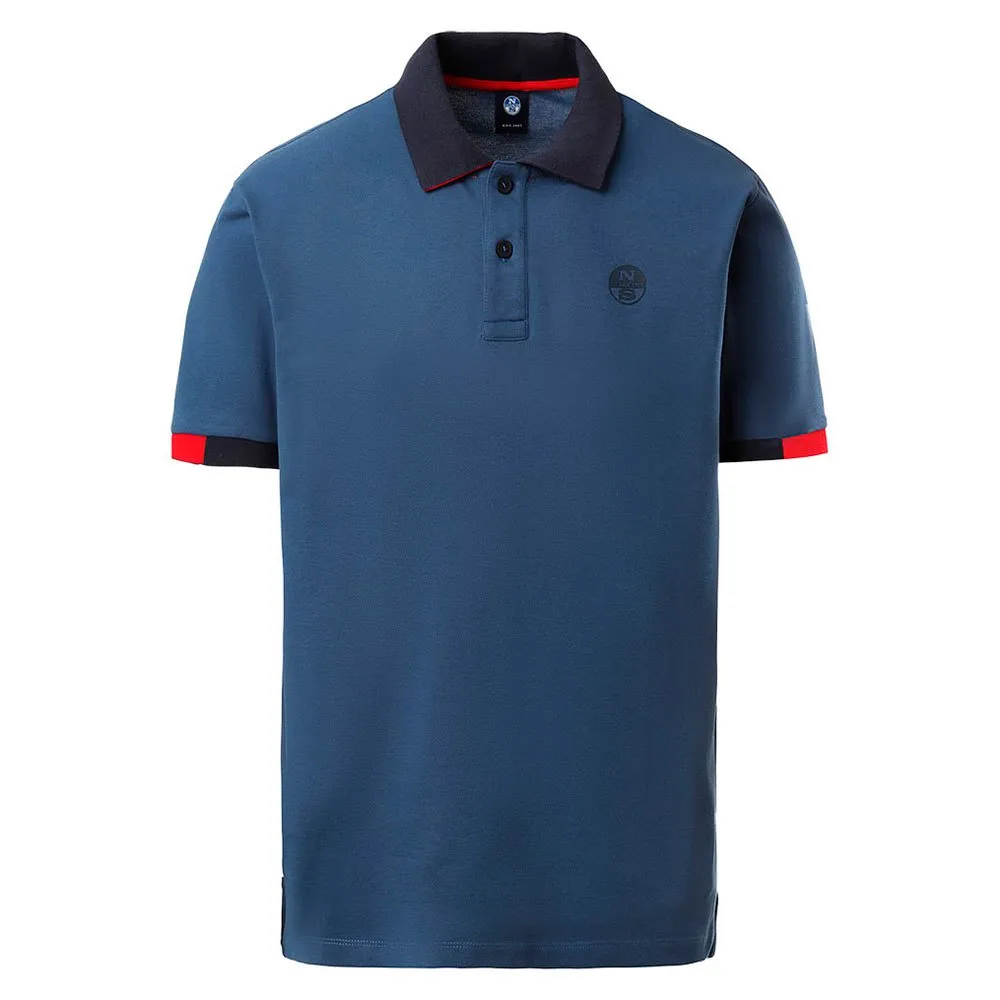 Купить North sails 692400-0787-4XL Поло с короткими рукавами Graphic 692400 Голубой Dark Denim 4XL 7ft.ru в интернет магазине Семь Футов