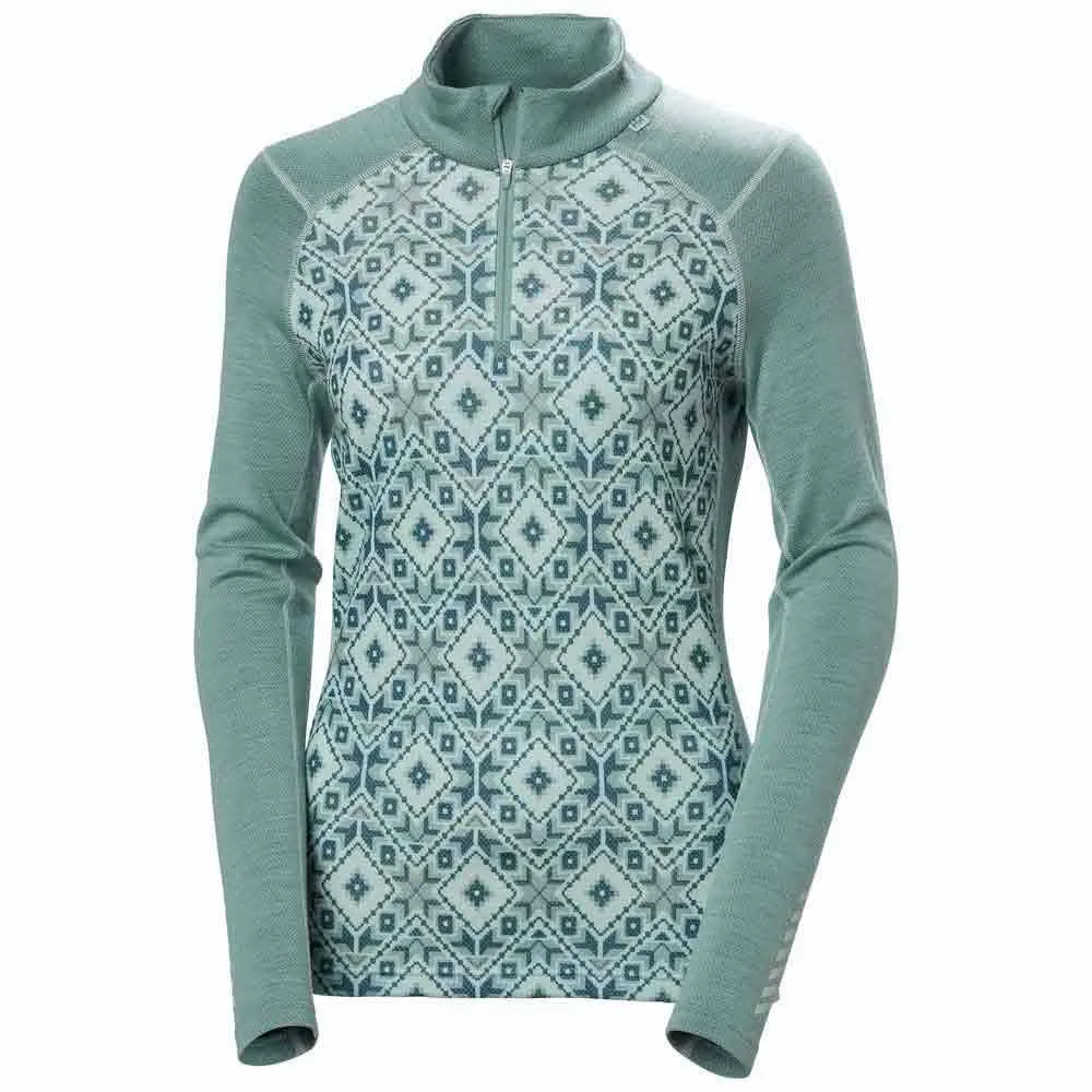 Купить Helly hansen 49410_489-l Базовый слой с длинным рукавом Lifa Merino Midweight Gra Cactus 60x40x40 7ft.ru в интернет магазине Семь Футов