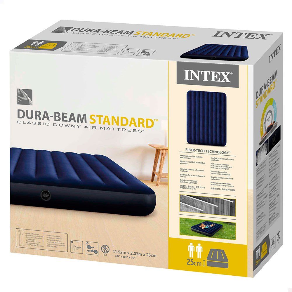 Купить Intex 64759 Dura-Beam Standard Classic Downy Матрас Голубой Blue 7ft.ru в интернет магазине Семь Футов