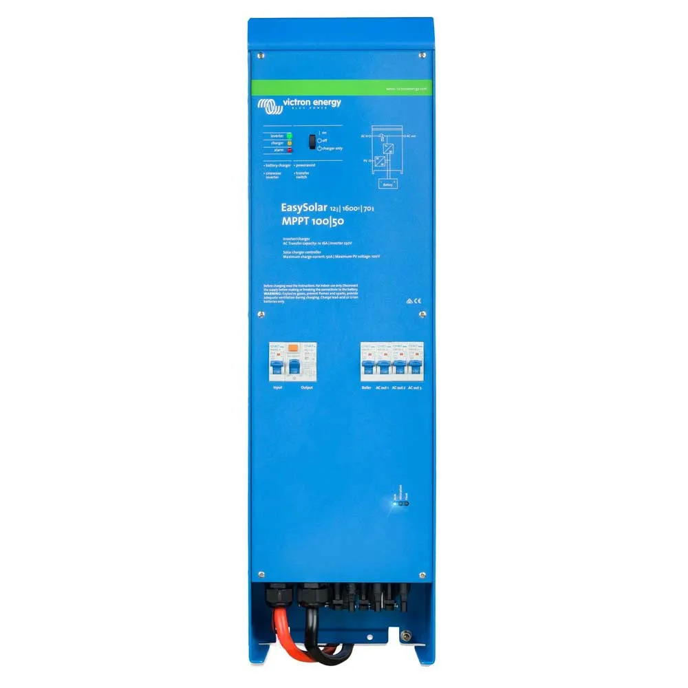 Купить Victron energy cep242161010 Батарейный инвертор EasySolar 24/1600/40-16 230V MPPT 100/50 Blue 80x40x30 7ft.ru в интернет магазине Семь Футов
