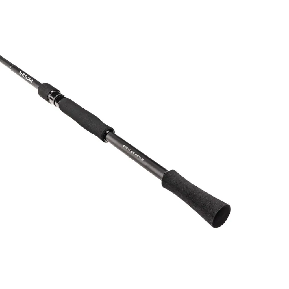 Купить Golden catch 2039396 спиннинговое удилище Vittor 24 Black 105x10x10 1.9 m 7ft.ru в интернет магазине Семь Футов