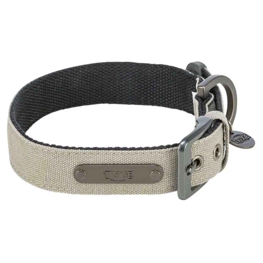 Купить Trixie 1971816 ошейник для собак City Style 30 mm Light Grey 50-57 cm 7ft.ru в интернет магазине Семь Футов