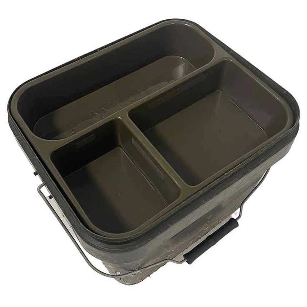 Купить Fox international CBT010 Insert 10L Ведро  Dark Green 7ft.ru в интернет магазине Семь Футов