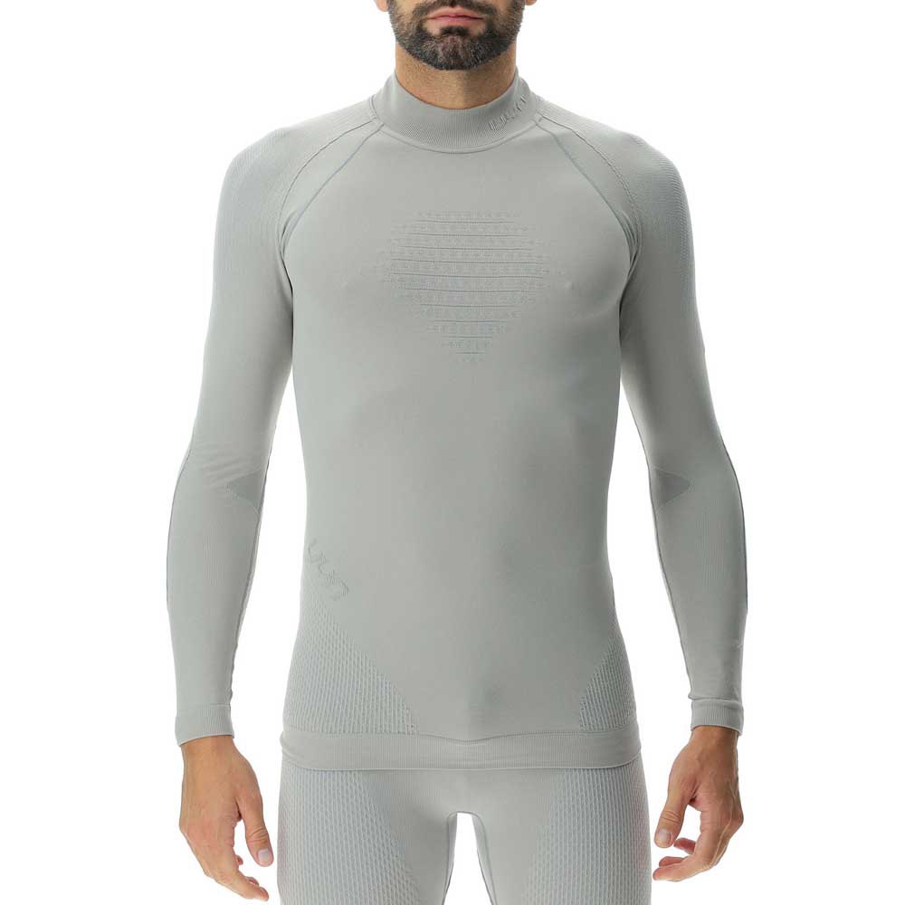 Купить UYN U100033-J914-XXL Базовый слой с длинным рукавом Evolutyon Turtle Neck Серый Nautical Grey / Pearl / Pearl 2XL 7ft.ru в интернет магазине Семь Футов