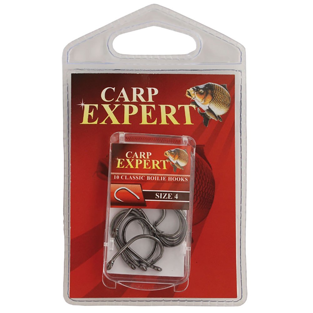 Купить Carp expert 41600008 Classic Boilie Крючки С Одним Глазком Бесцветный Black Nickel 8 7ft.ru в интернет магазине Семь Футов