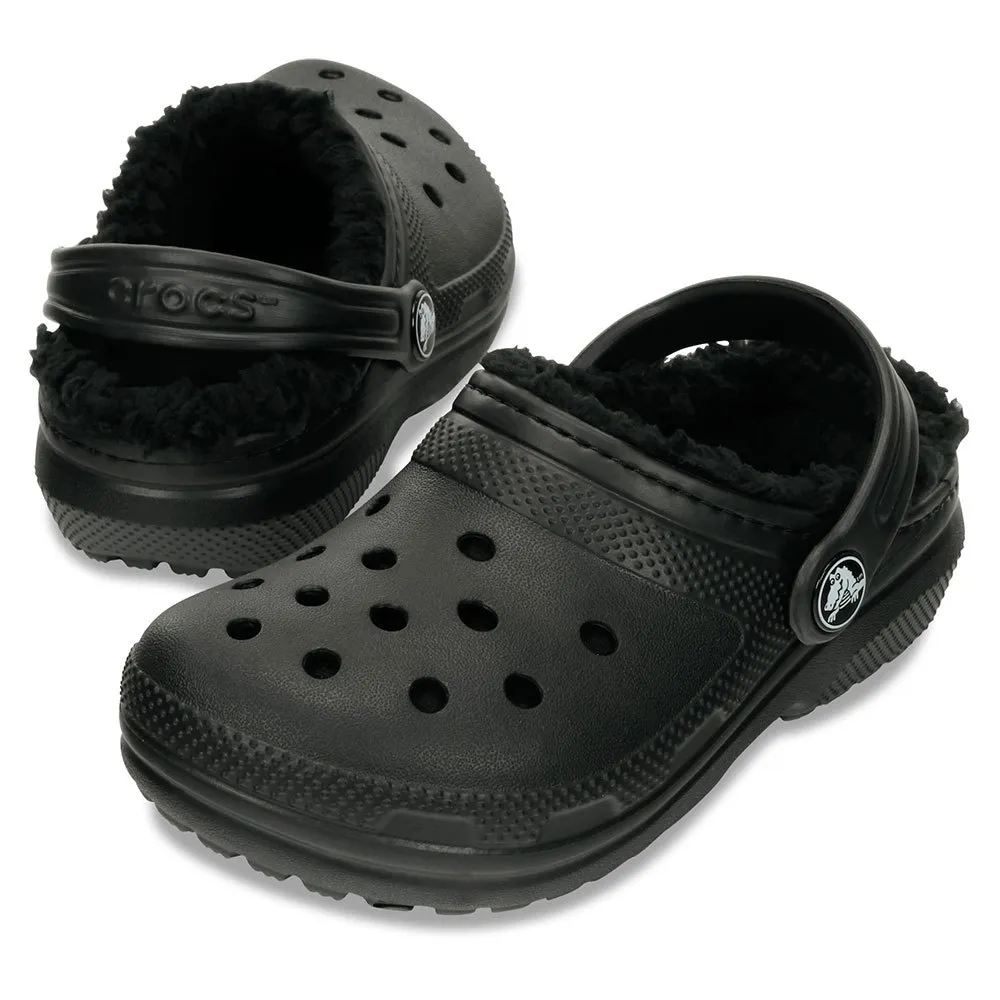 Купить Crocs 207010-060b-c12 Деревянные башмаки Classic Lined K Black / Black 35x25x15 EU 29 7ft.ru в интернет магазине Семь Футов