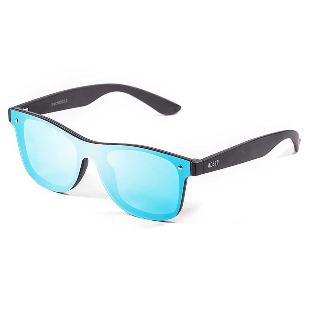 Купить Ocean sunglasses 18302.3 поляризованные солнцезащитные очки Messina Matte Black Revo Blue Sky Flat/CAT3 7ft.ru в интернет магазине Семь Футов
