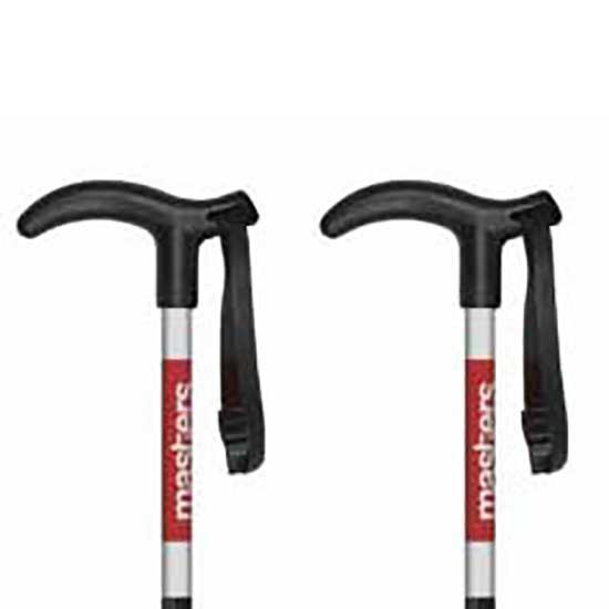 Купить Masters 01S6520 Pocketrek юниорские палки  Black / White / Red 100 cm 7ft.ru в интернет магазине Семь Футов