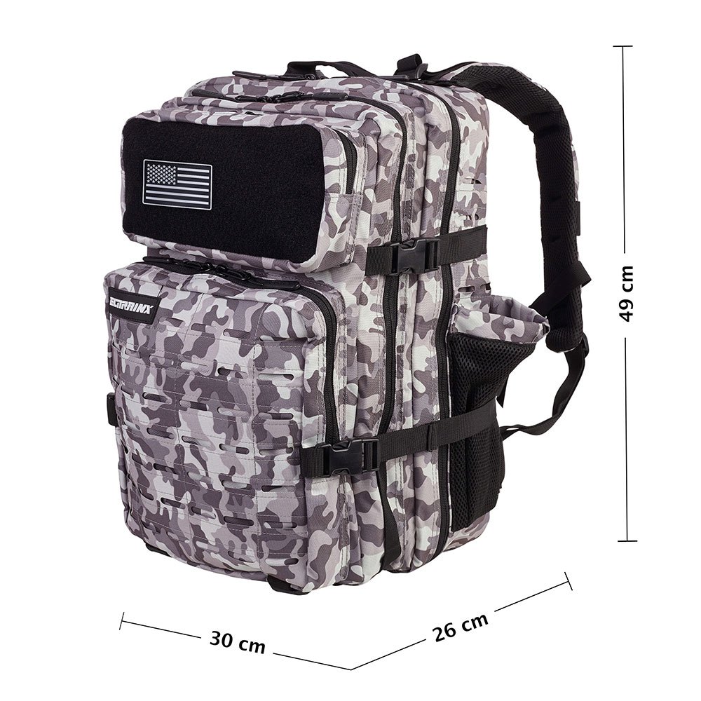 Купить Elitex training X001NT6HSJ V2 45L Тактический рюкзак Серый Black / White Camouflage 7ft.ru в интернет магазине Семь Футов
