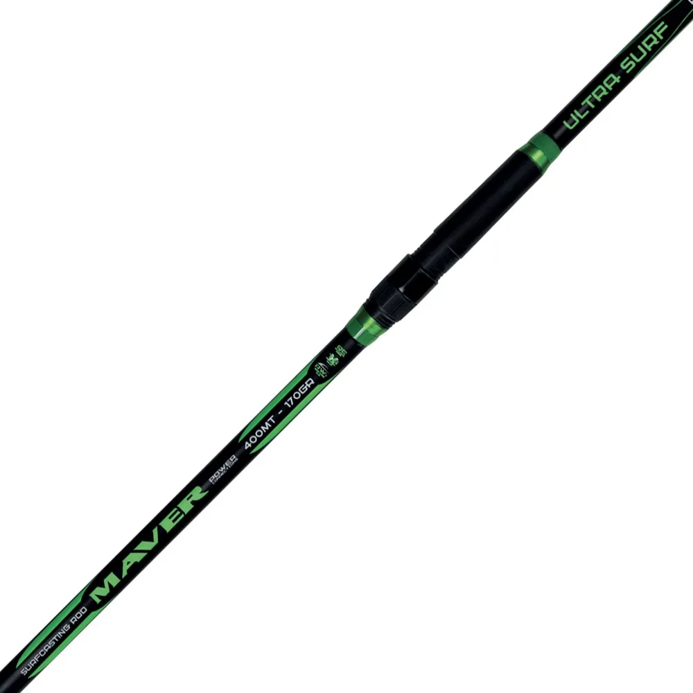 Купить Maver 5817001 Телескопическое удилище для серфинга Ultra Black / Green 4.00 m 7ft.ru в интернет магазине Семь Футов