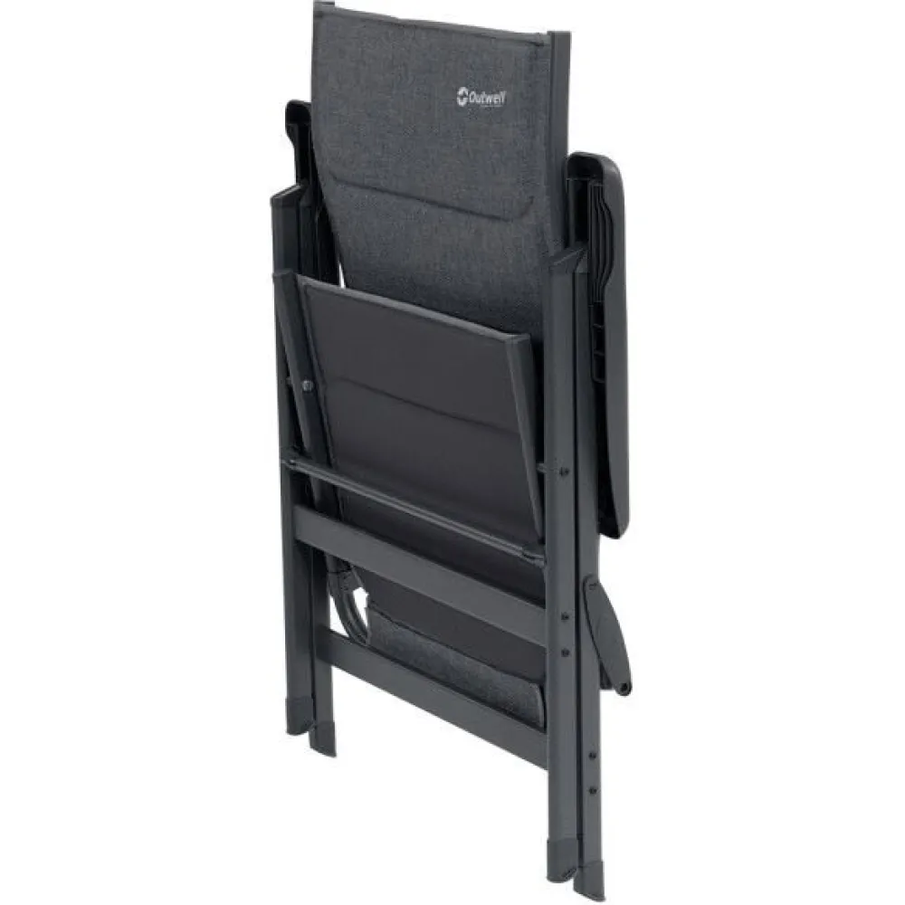 Купить Outwell 410132 стул Clements  Black / Grey 74 x 77 x 121 cm 7ft.ru в интернет магазине Семь Футов