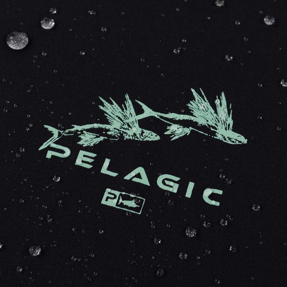 Купить Pelagic 1015211005-BLK-XL Толстовка с капюшоном Aquatek Hoodie Gyotaku Черный Black XL 7ft.ru в интернет магазине Семь Футов