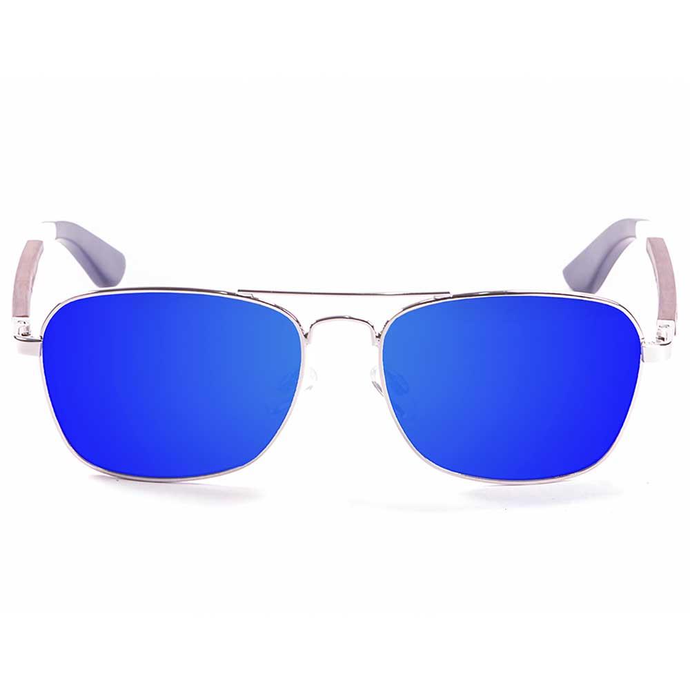 Купить Ocean sunglasses 18220.4 Деревянные поляризованные солнцезащитные очки Sorrento Shiny Gold Metal Revo Blue/CAT3 7ft.ru в интернет магазине Семь Футов