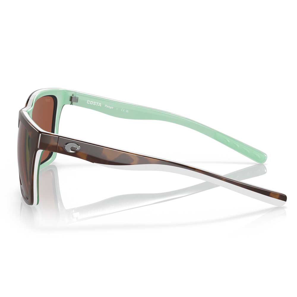 Купить Costa 06S9037-90370156 поляризованные солнцезащитные очки Panga Shiny Tort/White/Seafoam Copper 580P/CAT2 7ft.ru в интернет магазине Семь Футов